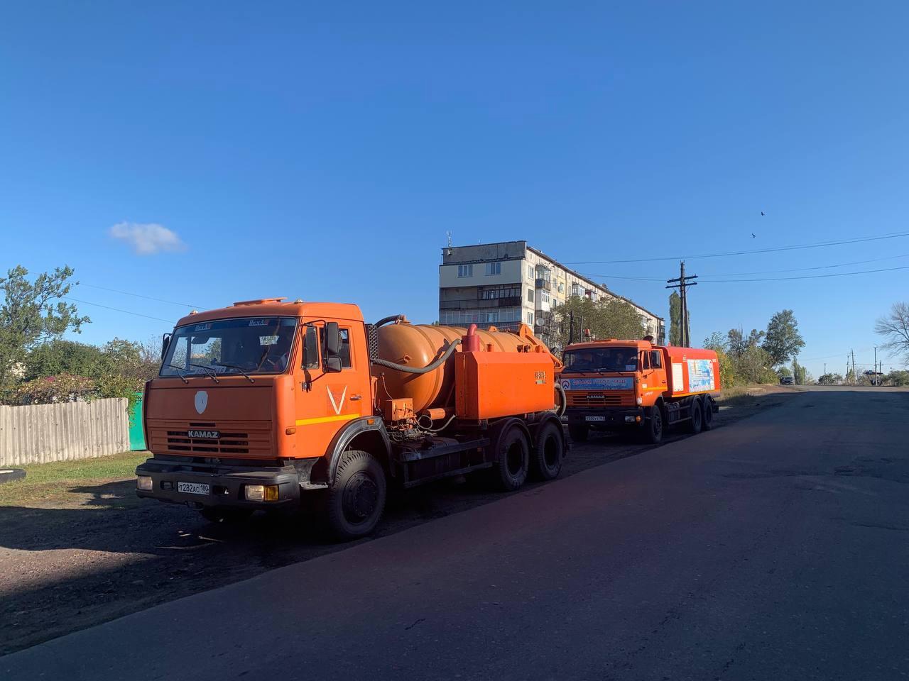 В Снежном продолжают работу аварийно-восстановительные бригады Самарской области.